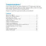 Preview for 2 page of Creative Ipod Xdock User Manual