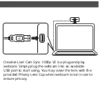 Предварительный просмотр 5 страницы Creative Live! Cam Sync 1080p V2 Quick Start Manual