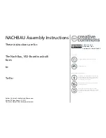 Preview for 1 page of Creative NachBau V02-Board Assembly Instructions Manual