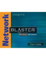 Предварительный просмотр 1 страницы Creative Network Blaster CW2230 User Manual