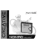 Предварительный просмотр 1 страницы Creative Nomad Muvo2 User Manual