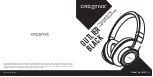 Creative Outlier Black EF0770 User Manual preview