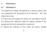 Preview for 34 page of Creative OXY-11 Operator'S Manual