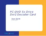 Предварительный просмотр 1 страницы Creative PC-DVD 5x Drive Dxr2 Decoder Card User Manual