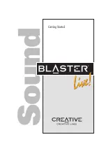 Preview for 1 page of Creative Sound Blaster Live! Getting Started