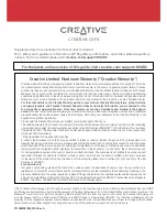 Preview for 16 page of Creative Sound Blaster Roar 2 MF8190 User Manual