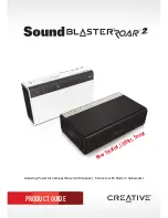 Предварительный просмотр 1 страницы Creative SOUND BLASTER ROAR 2 Product Manual