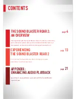 Предварительный просмотр 2 страницы Creative SOUND BLASTER ROAR 2 Product Manual