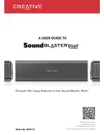 Preview for 1 page of Creative Sound Blaster Roar Pro User Manual