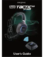Creative SOUND BLASTER TACTIC 3D OMEGA WIRELESS - User Manual preview