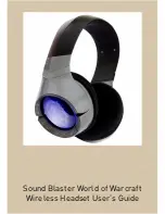 Creative SOUND BLASTER WORLD OF WARCRAFT HEADSET - User Manual предпросмотр