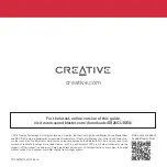 Предварительный просмотр 9 страницы Creative SoundBlasterRoar SR20 Handy Manual