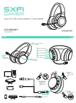 Предварительный просмотр 1 страницы Creative SXFI AIR GAMER Quick Start Manual