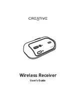 Preview for 1 page of Creative WIRELESS RECEIVER User Manual