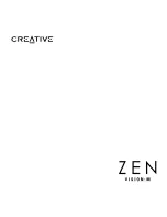 Preview for 1 page of Creative ZEN VISION-M - Manual