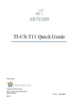 CreativeStar Artemis TI-CS-T11 Quick Manual preview