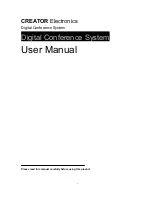 Creator Electronics CR-IR1001-15 User Manual preview