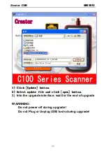Предварительный просмотр 25 страницы Creator C100 Manual