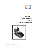 Preview for 1 page of Creator CRT-571 Product Specification