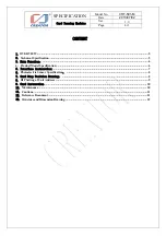 Preview for 4 page of Creator CRT-591-M Specification