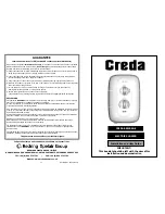 Предварительный просмотр 1 страницы Creda BRISBANE 8.5 kW Installation And User Manual