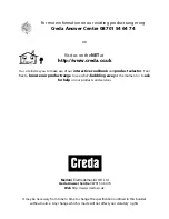 Preview for 2 page of Creda C262E Installation & User'S Instructions