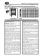 Creda CLR5C Installation And Operating Instructions preview