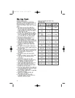 Preview for 12 page of Creda CM 311 I Installation And User Instructions Manual