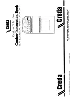 Предварительный просмотр 1 страницы Creda Contour Solarplus 48425 Instruction And Installation Book