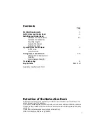 Preview for 3 page of Creda CRV10 Installation And Operation Manual