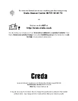 Предварительный просмотр 2 страницы Creda D010E Installation And User Instructions Manual