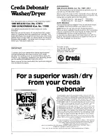 Preview for 2 page of Creda Debonair 1000 Condensing Instruction Book