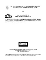 Предварительный просмотр 2 страницы Creda Gainsborough II Instructions For Installation And Use Manual