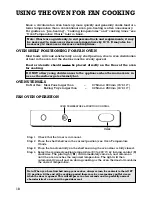 Предварительный просмотр 18 страницы Creda Gainsborough II Instructions For Installation And Use Manual