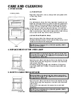 Предварительный просмотр 27 страницы Creda Gainsborough II Instructions For Installation And Use Manual