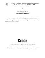 Предварительный просмотр 2 страницы Creda GDW51 Use And Installation Instructions