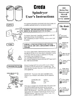 Preview for 1 page of Creda HB37069 User Instructions