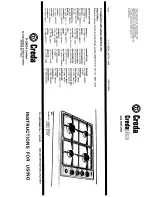 Preview for 1 page of Creda HB42305 Instructions For Use Manual