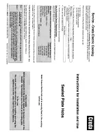 Creda HB42386 Instructions For Installation And Use Manual preview