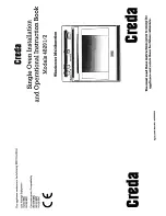 Creda HB48292 Installation And Operating Instructions Manual предпросмотр