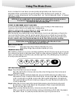 Предварительный просмотр 15 страницы Creda HBM152E Installation & User'S Instructions