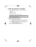 Preview for 6 page of Creda HBW810 Instructions For Installation And Use Manual