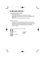 Preview for 8 page of Creda HBW810 Instructions For Installation And Use Manual