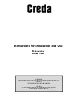 Preview for 1 page of Creda IDI60 Instructions For Installation And Use Manual