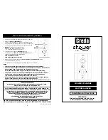 Creda Shower SPA Installation And User Manual preview