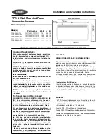 Creda TPR2-750W/TW Installation And Operating Instructions preview