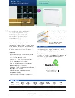 Creda TPRIII 1000MT Specification Sheet preview