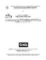 Предварительный просмотр 2 страницы Creda X153E Installation And User Instructions Manual