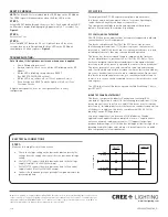 Preview for 3 page of CREE LIGHTING Cadiant Experience Dynamic Skylight Installation Instructions