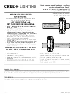 Preview for 4 page of CREE LIGHTING CSC-CWD Installation Instructions Manual